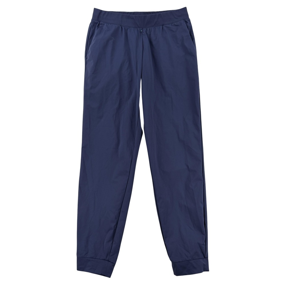 Uniqlo DRY-EX Pants Mens Medium Blue Woven Joggers Lightweight Quick Dry Gym
